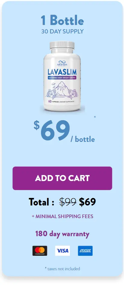 LavaSlim 1 bottle price
